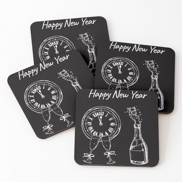 Item preview, Happy New Year And New Year's Toast. designed and sold by Dinasshop.