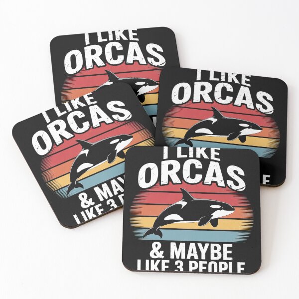 Item preview, Vintage I Like Orcas &Maybe 3 People Orca Killer Whale designed and sold by KotexTemu.