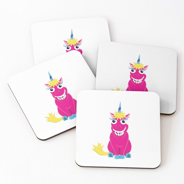 Item preview, Pink and stupid unicorn designed and sold by EyeTrickster.
