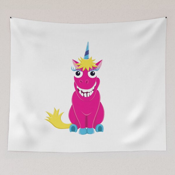 Item preview, Pink and stupid unicorn designed and sold by EyeTrickster.
