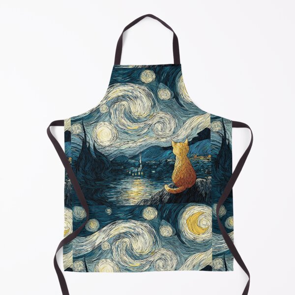 Item preview, Meowy starry night cat designed and sold by MendaciousMina.