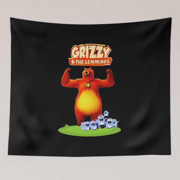 Item preview, Grizzy And The Lemmings Strong Bear Pose designed and sold by thunderr299.
