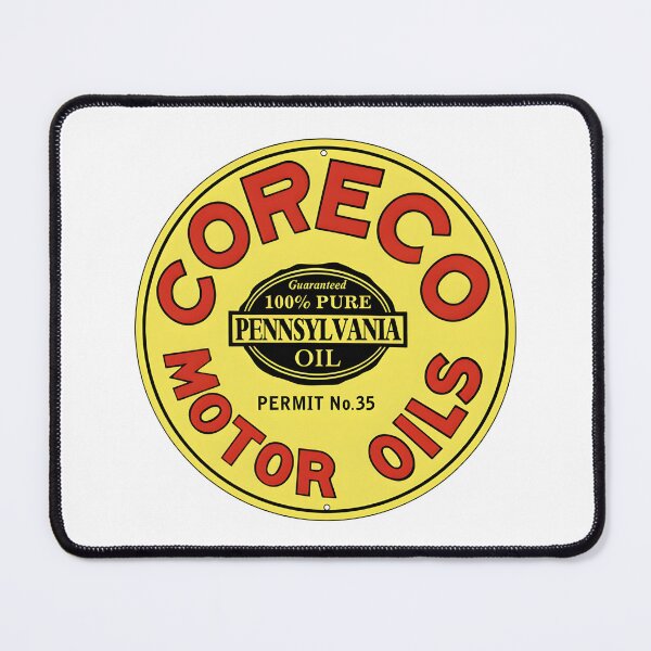 Item preview, Vintage Coreco Pennsylvania Motor Oils Round Advertising Sign designed and sold by CharlieDesings.