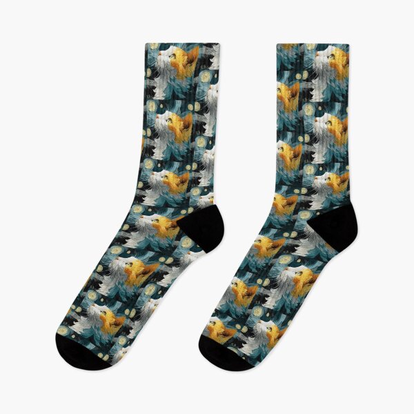 Item preview, Meowy starry night designed and sold by MendaciousMina.
