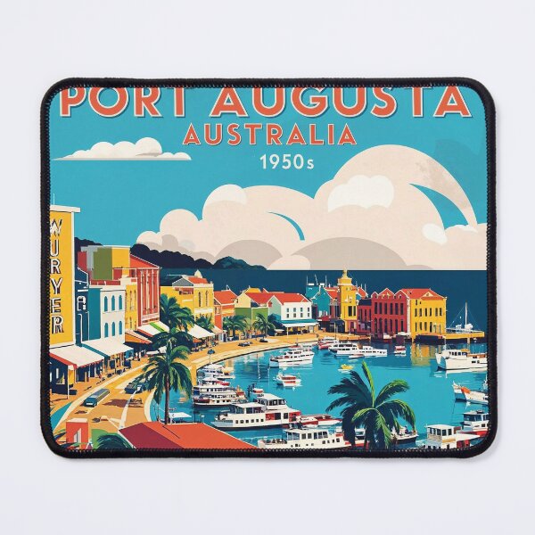 Item preview, Port Augusta Australia Vintage Travel Tourism designed and sold by TravelersGems.