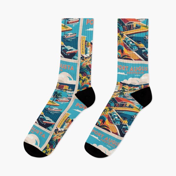 Item preview, Port Augusta Australia Vintage Travel Tourism designed and sold by TravelersGems.