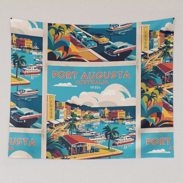 Item preview, Port Augusta Australia Vintage Travel Tourism designed and sold by TravelersGems.