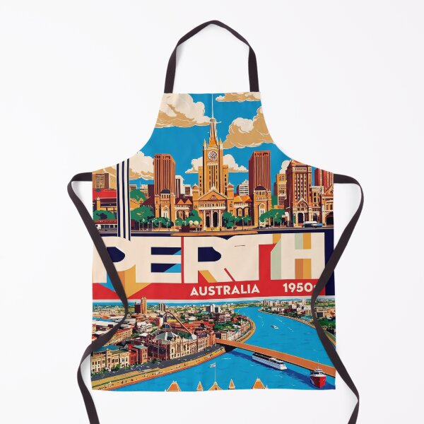 Item preview, Perth Australia Vintage Travel Tourism designed and sold by TravelersGems.