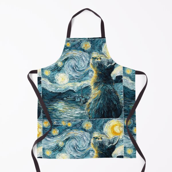 Item preview, Meowy starry night designed and sold by MendaciousMina.