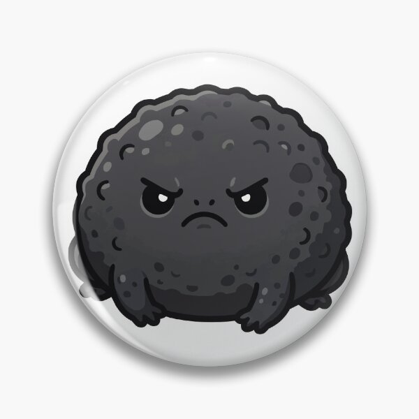 Item preview, Forbidden Avocado - Cute Black Rain Frog Round Boi designed and sold by Petzzz.