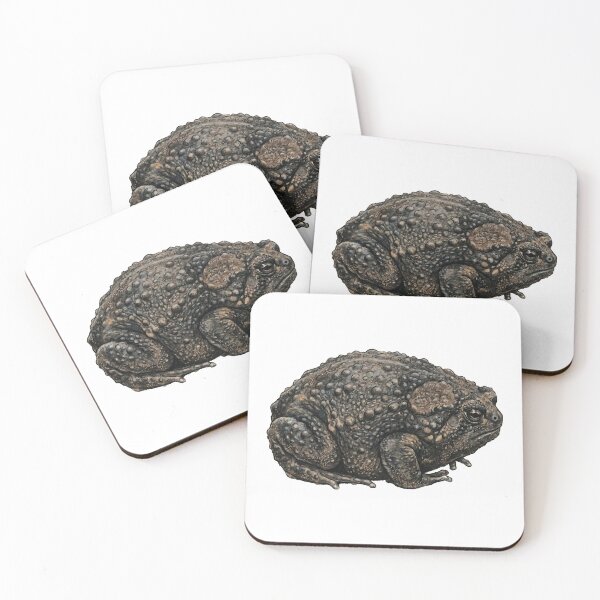 Item preview, Sad Dirt Ball - Realistic Black Rain Frog Art designed and sold by Petzzz.