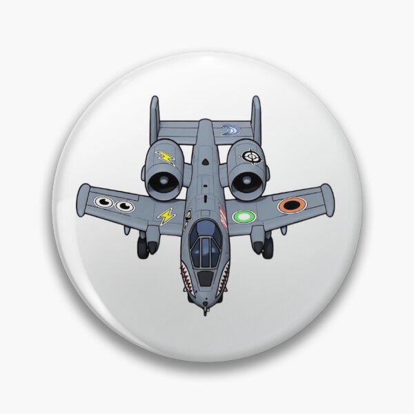 Artikelvorschau, A10 Thunderbolt Anime Cartoon Flugzeugkunst entworfen und verkauft von Combat Skies.