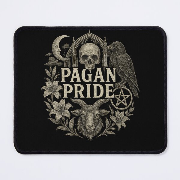 Item preview, SVT Pagan Pride – Dark Gothic Pagan Symbolism Illustration SVT Pagan Pride Series  designed and sold by SEVERTREND APPAREL .