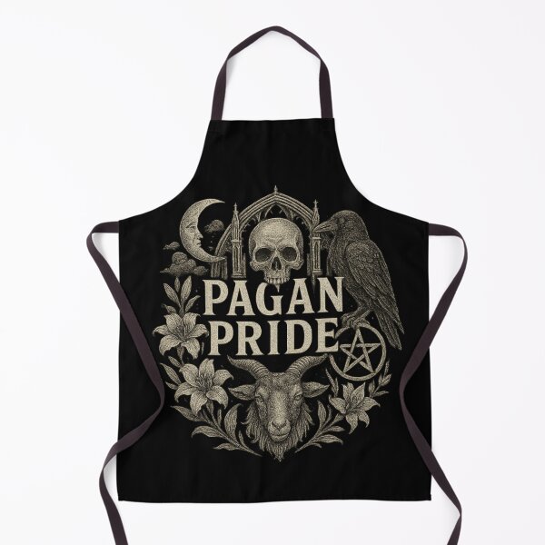 Item preview, SVT Pagan Pride – Dark Gothic Pagan Symbolism Illustration SVT Pagan Pride Series designed and sold by SEVERTREND APPAREL .