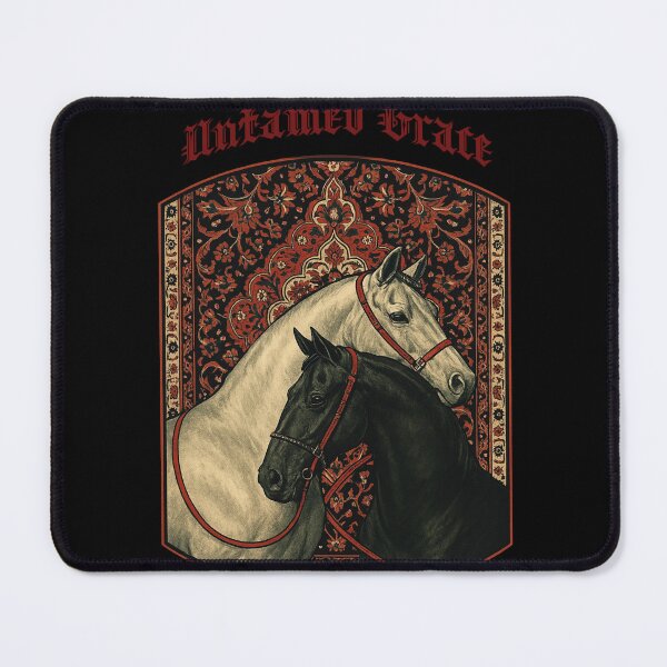 Item preview, Untamed Grace – Not All Who Wander Are Lost | Vintage Horse Illustration designed and sold by nishanttambadi.