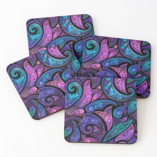 Item preview, Zealand Māori Paua Pattern Koru Design 711 designed and sold by GrinGalore.
