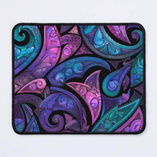 Item preview, Zealand Māori Paua Pattern Koru Design 711 designed and sold by GrinGalore.