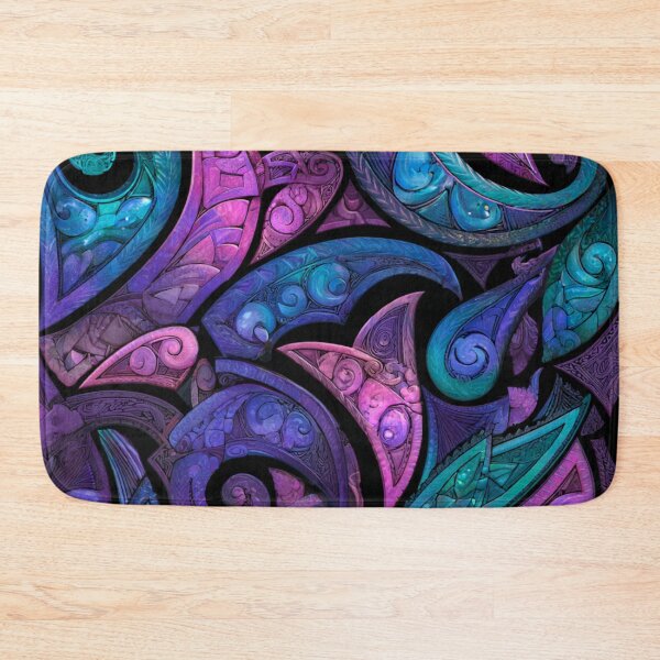 Item preview, Zealand Māori Paua Pattern Koru Design 711 designed and sold by GrinGalore.