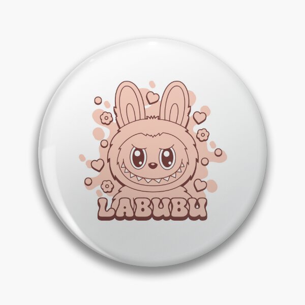 Item preview, Cute Pink Labubu Bunny Character Logo designed and sold by mjowsc.