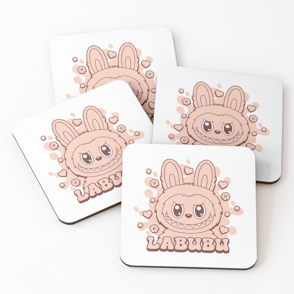 Item preview, Cute Pink Labubu Bunny Character Logo designed and sold by mjowsc.