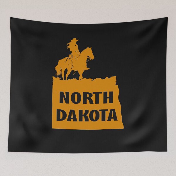 Item preview, North Dakota Cowboy in the Wild West designed and sold by QuoteCanvas.TH.