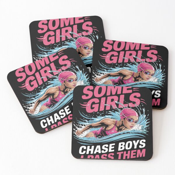 Item preview, Some Girls Chase Boys I Pass Them - Funny Swimming Swim  designed and sold by MyzoToyota.