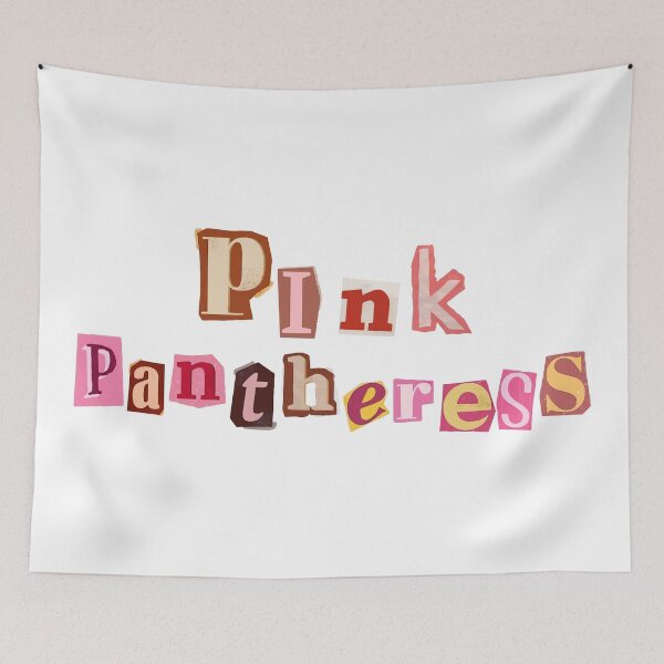 Item preview, PinkPantheress Cutout Typography Logo Design designed and sold by Novaque.