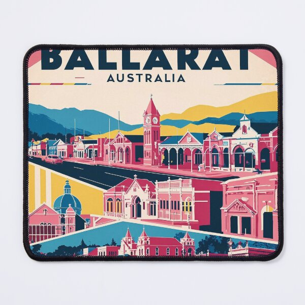 Item preview, Ballarat Australia Vintage Travel Tourism designed and sold by TravelersGems.
