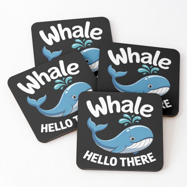 Item preview, Whale Hello There Funny Blue Whale designed and sold by KotexTemu.