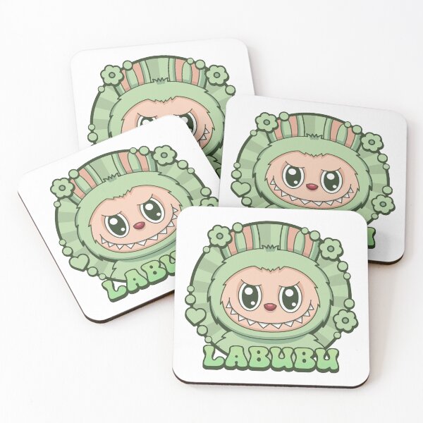 Item preview, Cute Green Labubu Bunny Character Logo designed and sold by mjowsc.