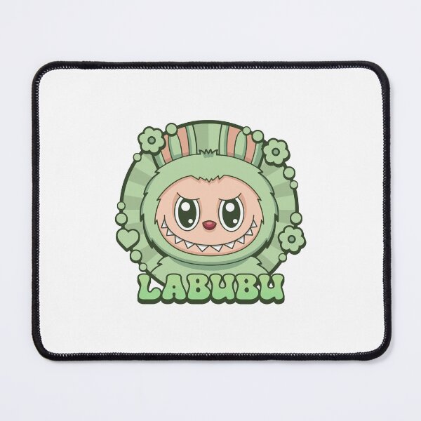 Item preview, Cute Green Labubu Bunny Character Logo designed and sold by mjowsc.