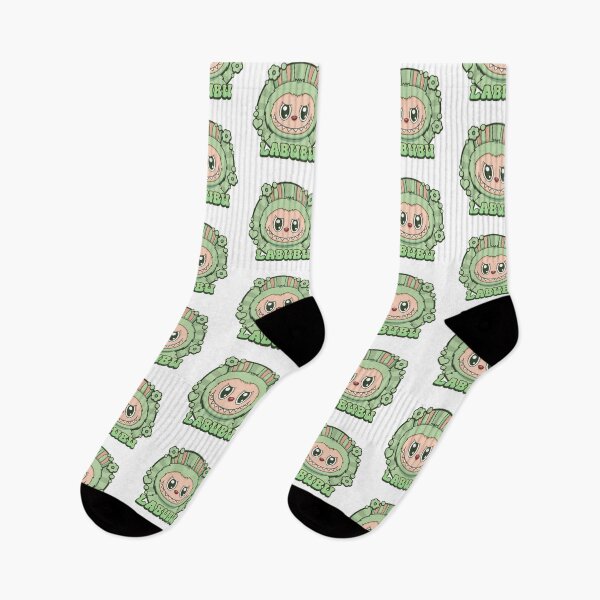 Item preview, Cute Green Labubu Bunny Character Logo designed and sold by mjowsc.