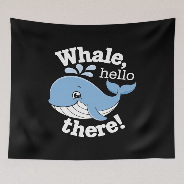 Item preview, Whale Hello There Funny Cute Whale Animal Pun Ocean Life1 designed and sold by KotexTemu.