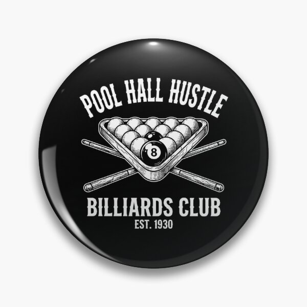 Item preview, Vintage 8 Ball Pool Hall Hustle Billiards Club designed and sold by Mason-Pride.