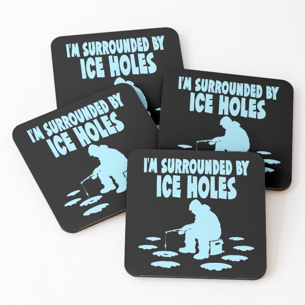 Item preview, Funny Ice Fishing Design Gift I'm Surrounded by Ice Holes designed and sold by Colorfulman.