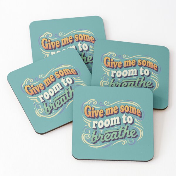 Item preview, Give Me Room to Breathe Retro Groovy Typography Design designed and sold by sing-it-out.