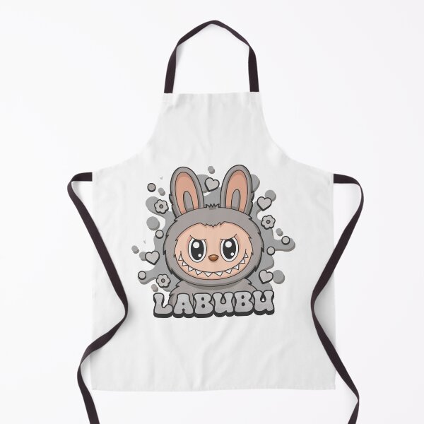 Item preview, Cute Gray Labubu Bunny Character Logo designed and sold by mjowsc.