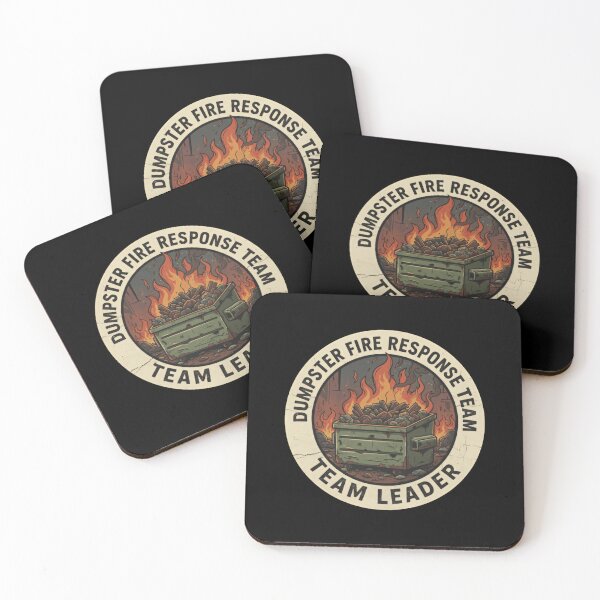 Item preview, Dumpster Fire Response Team Leader Chaos Humor Madness designed and sold by Star3NowForMe.