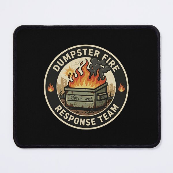 Item preview, Dumpster Fire Response Team Leader Stress Laugh Survival designed and sold by Star3NowForMe.