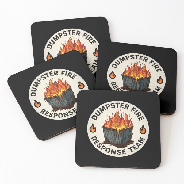 Item preview, Dumpster Fire Response Team Leader Quirky Chaos Control designed and sold by Star3NowForMe.