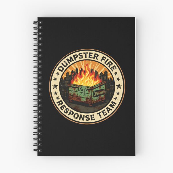 Item preview, Dumpster Fire Response Team Leader Disaster Laugh Repeat designed and sold by Star3NowForMe.