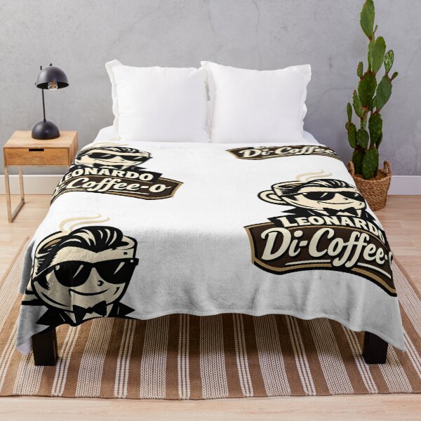 Item preview, Leonardo Di-Coffee-o – Vintage Retro Parody Logo designed and sold by Dax Studio.