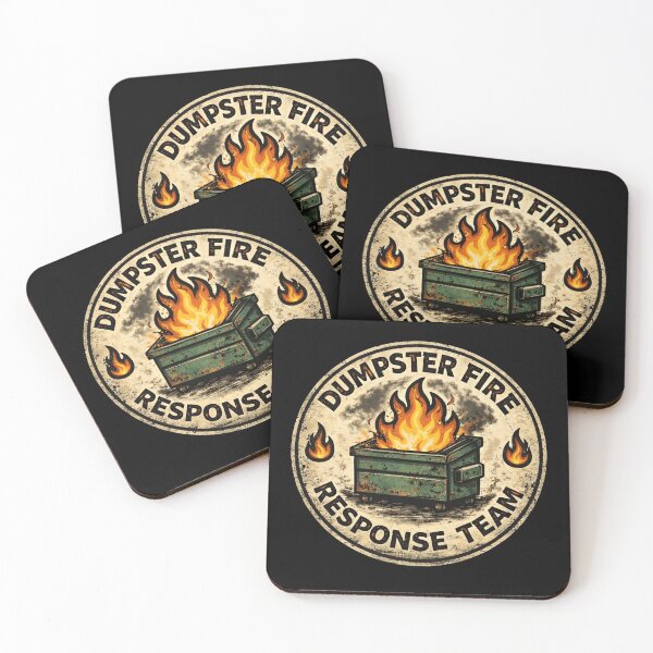 Item preview, Dumpster Fire Response Team Leader Sarcastic Chaos Energy designed and sold by Star3NowForMe.