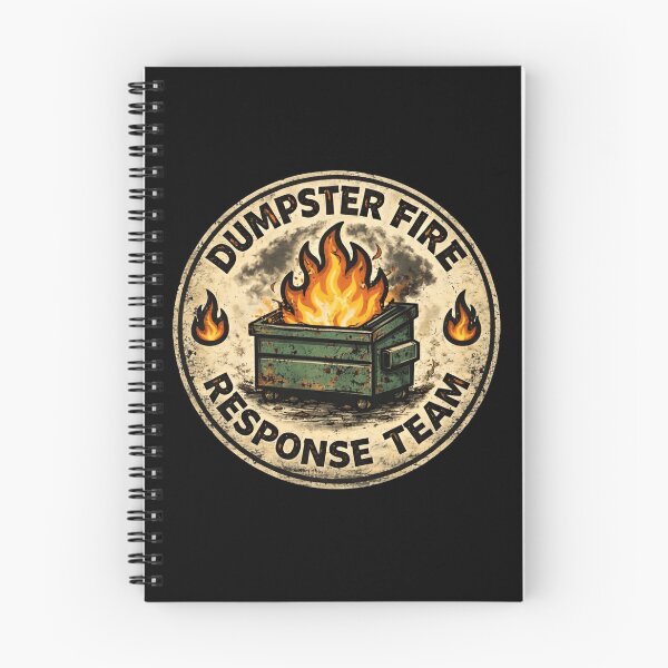 Item preview, Dumpster Fire Response Team Leader Sarcastic Chaos Energy designed and sold by Star3NowForMe.