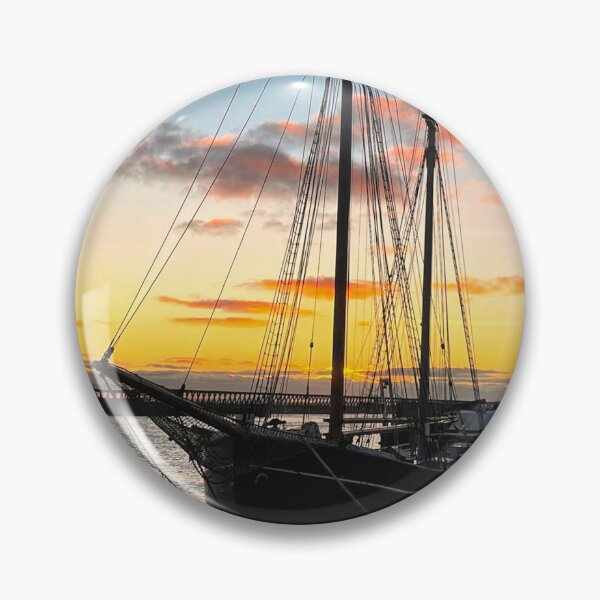 Item preview, Silhouetted Tall Ship at Sunrise designed and sold by Violaman.
