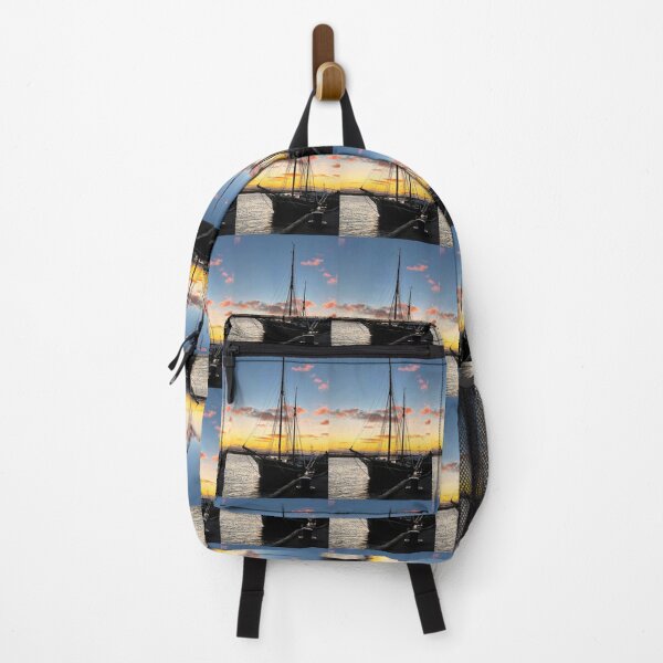 Item preview, Silhouetted Tall Ship at Sunrise designed and sold by Violaman.