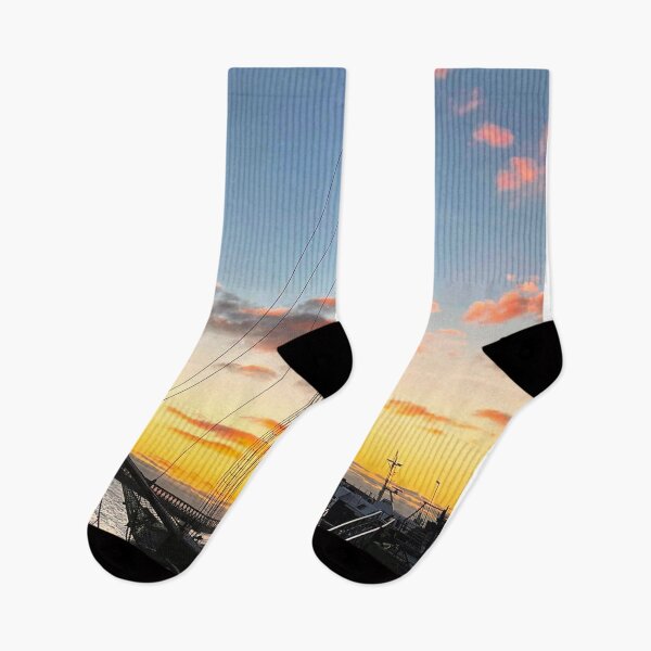 Item preview, Silhouetted Tall Ship at Sunrise designed and sold by Violaman.