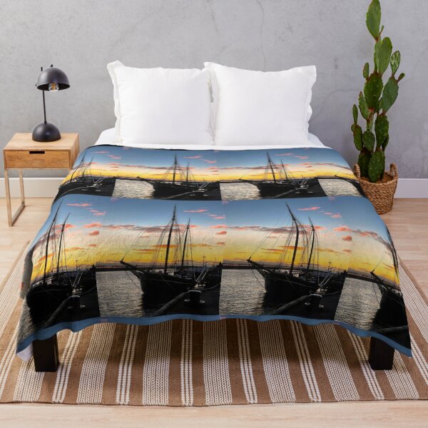 Item preview, Silhouetted Tall Ship at Sunrise designed and sold by Violaman.