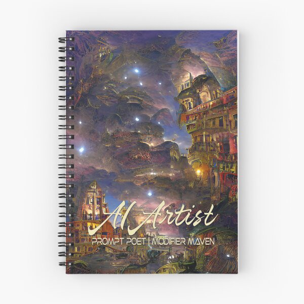 Item preview, AI Artist, Cityscape. designed and sold by UltraQuirky.