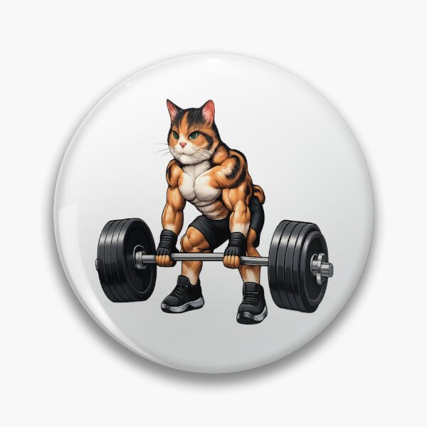 Item preview, Cat Barbell Deadlifting Heavy Weight designed and sold by Primal Pump Co LTD.